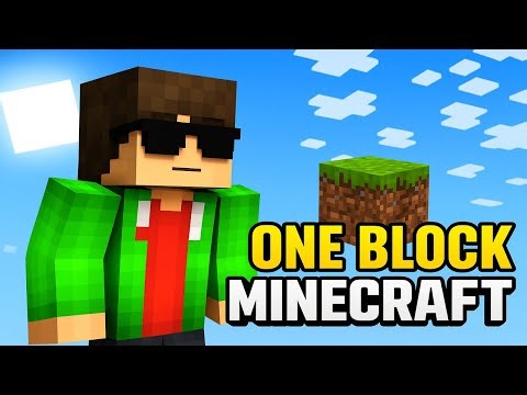 Only 1 Block to Survive in Minecraft 😱