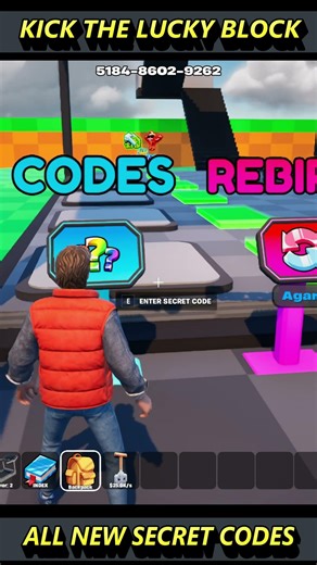 KICK THE LUCKY BLOCK BRAINROT-ALL NEW SECRET CODES -FORTNITE CREATIVE