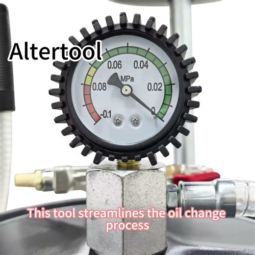 80L Pneumatic Waste Oil Drain Tank with Measuring Cup - Professional Oil Extractor for Workshops