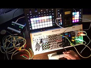 Geigercounter triggered modular synthesizer...this is absolutely fascinating. #music #experiment