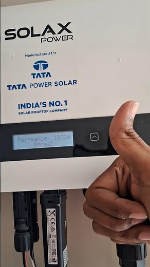 Solax Tata Inverter | Over voltage settings | Inverter settings #inverter #solax #gridtieinverter