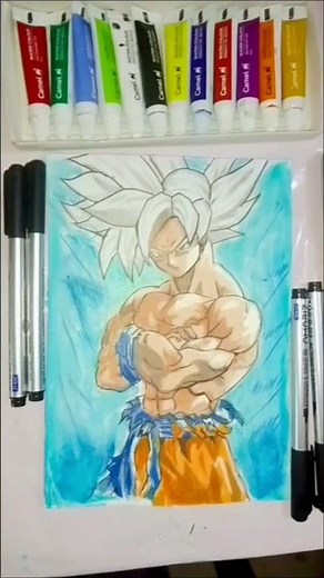 how to draw goku#drawing #artist
