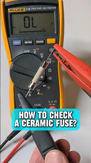 How to test a ceramic fuse #shorts #diy #electrical