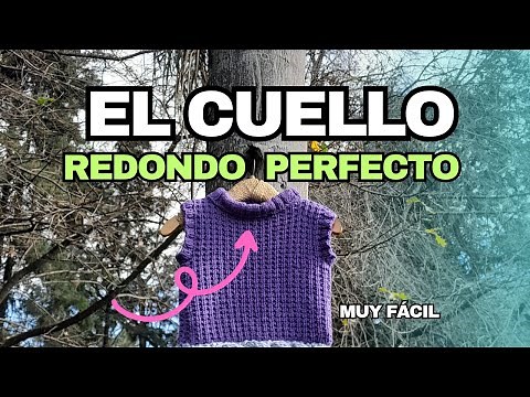 👉👍¡Cómo Tejer Cuello Redondo Perfecto!: Sin que tire ni quede flojo (Dos Agujas)