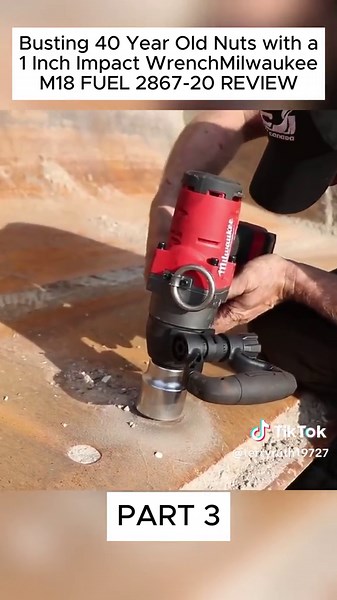 Removing Rusty Nuts with Impact Wrench Experiment