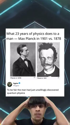 What 23 years of physics does to a man — Max Planck in 1901 vs. 1878