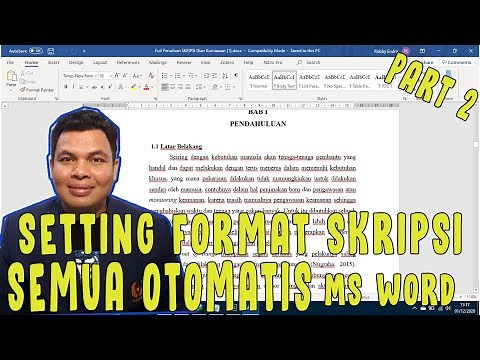 CARA FORMAT SKIRPSI DI WORD OTOMATIS PART 2