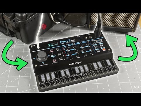 Behringer Pro VS mini Unboxing [First Use w/ MIDI + Amplifier Interface]