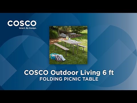 COSCO Outdoor Living 6 ft. Folding Picnic Table