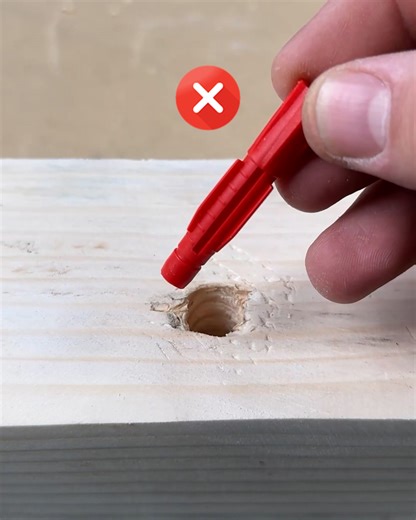 Plastic screw anchor hack | Magic Hands Creations