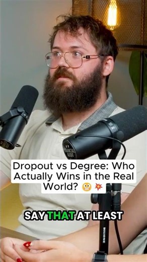Dropout vs Degree The Uncomfortable Truth #business #success #mindset