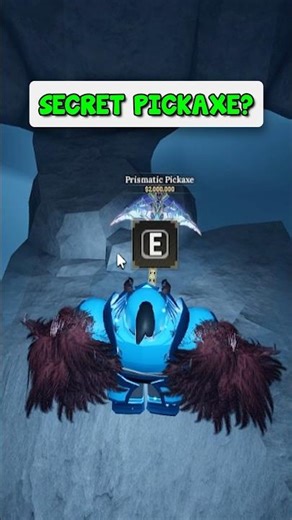 NEW SECRET PICKAXE (PRISMATIC) LOCATION IN THE FORGE ROBLOX