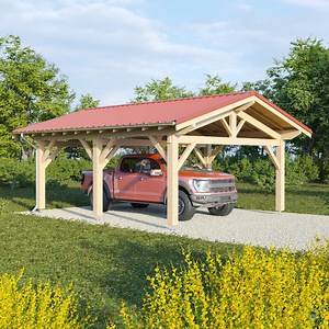 Carport Blueprints, Wood Carport Design, Wooden Carport Plans, Carport Building Plans, Carport Architectural Drawings, DIY Carport Bacacier - Etsy
