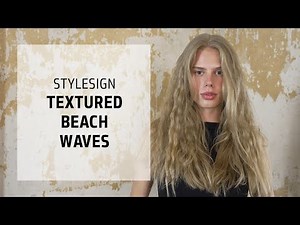 How To: Textured Beach Waves Hairstyle | StyleSign | Goldwell Education Plus