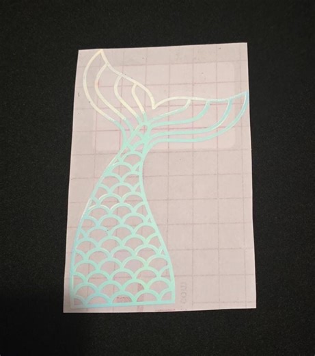 Holographic Mermaid Tail Vinyl Decal | Iridescent Mermaid Sticker | Car, Tumbler, Laptop, Mirror Decal | Mermaid Aesthetic - Etsy