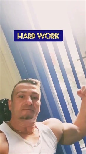 Muscle Man flex his muscles #shortvideo #bodybuilding #biceps