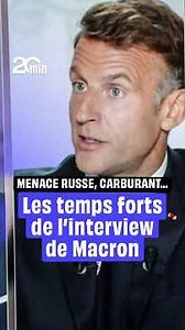 Russian threat, fuel... Key takeaways from Emmanuel Macron's interview