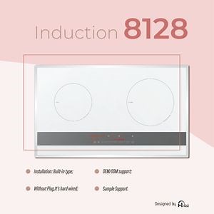 [Hot Item] Double Induction Cooker 2 Burner Built-in Countertop Cooker Touch Sensor LED Display Plug-in 220V