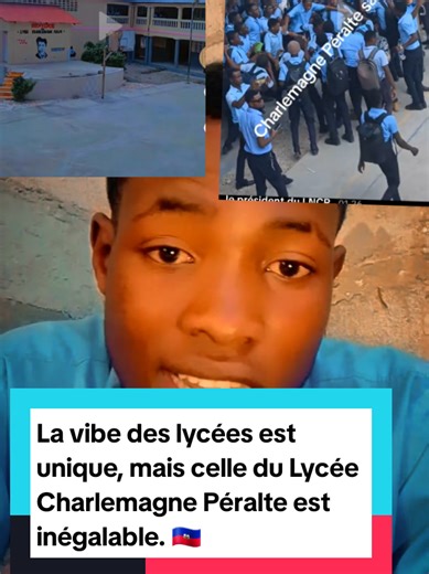 La vibe des lycées est unique, mais celle du Lycée Charlemagne Péralte est inégalable. 🇭🇹 Entre intelligence, talent et détermination, on représente l'excellence#school #lycée #freestyle #foryoupage❤️❤️ @Saint_Raphaël_valide