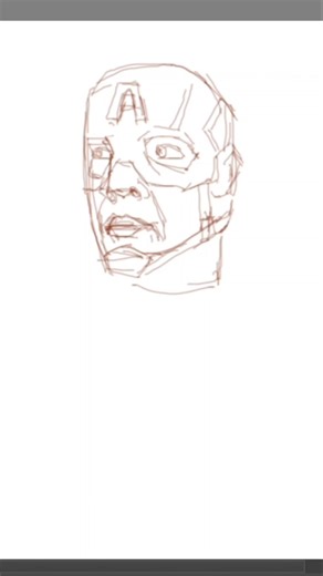 just a sketch of captain america #sketching #creativeexpression