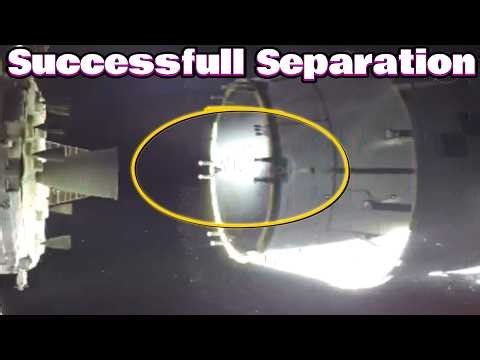 Historic Moment: Orion Spacecraft Successfully Separates from Rocket Stage
