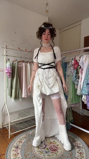 Regency Era Dress to Space Princess Outfit Transformation
