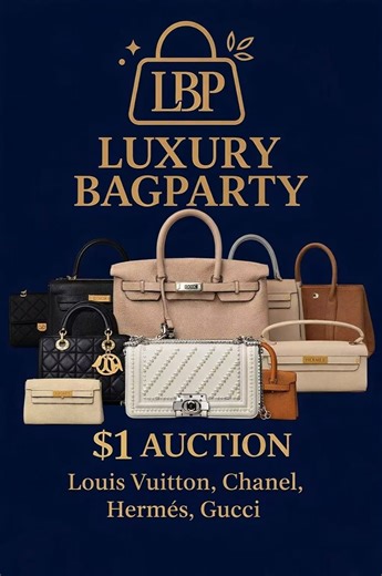 $1 Start on HERMES, CHANEL MYSTERY BOX, LV, GUCCI & MORE !!! | eBay Live Video