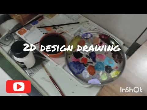 To learn how to draw 2D design