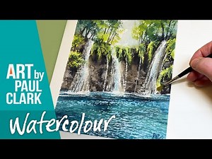 How to Paint a Waterfall in Watercolour