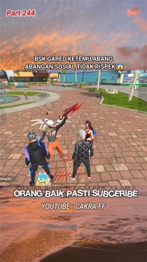 KETEMU ABANG ABANGAN TIDAK RISPEK😱#freefire #botak #pragos #bskgared #freefirememe #freefireshorts