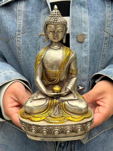 Vintage Copper Sakyamuni Buddha Tibetan Buddha Statue Home Decor,outdoor for Zen Decor Buda Indoor Gift for Relaxation Meditation Ornaments - Etsy