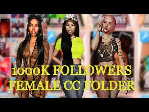 MY ENTIRE FEMALE CC FOLDER clothes, shoes, accessories | SIMS 4