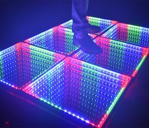 [Hot Item] 3D Mirror Light up Dance Floor Illuminated Dance Floor