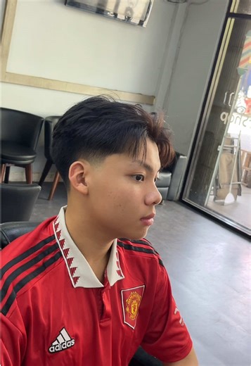 Stylish Taper Fade for Middle Part Hairstyles