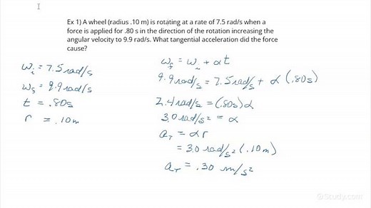 How to Find the Tangential Acceleration for an Object with a Given Speed & Change in Speed in Circular Motion | Physics