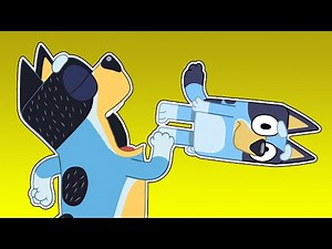 Bandit EATS Bluey!!