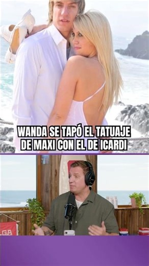 MAXI EXPUSO EL TATUAJE DE WANDA