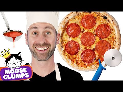 🍕 Let's Make a Pizza! | Mooseclumps | Kids Learning Videos and Songs