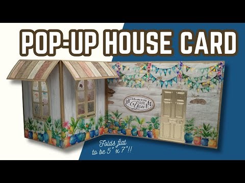 5x7 Pop Up House Card