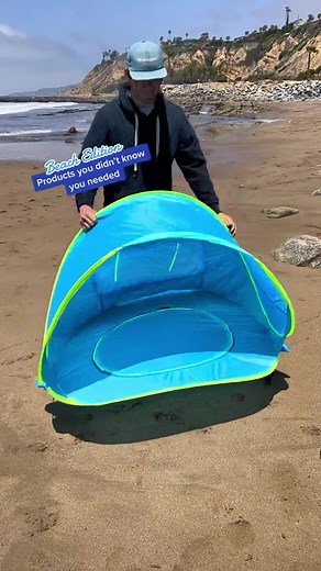 Sun Smart Pop-Up 2-in-1 Shelter and Pool for Beach Days with Kids