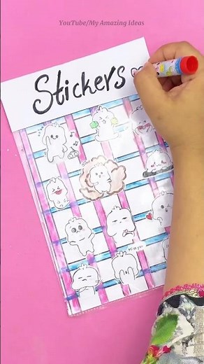 Make Your Own Stickers 😍 | How To Make Stickers without Sticker Paper | DIY Stickers #stickers