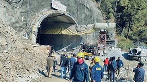 Uttarkashi tunnel collapse: Some workers reported sick as falling debris, technical glitches delay rescue work - CNBC TV18