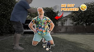 He didn’t expect to get pranked