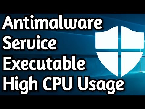 How to Fix High CPU Usage from Antimalware Service Executable