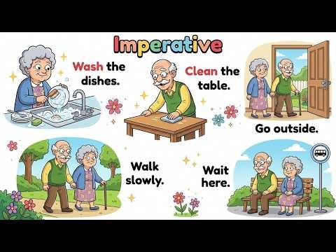 Speak English Every Day 🗣️30 Imperative Sentences for Beginners