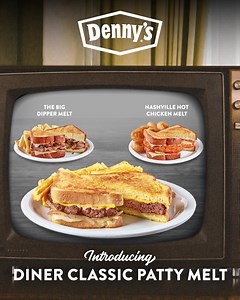 25 reactions | Denny’s New! Diner Classic Patty Melt’s OG taste will take you back. And all our new, fresh off the grill Melts will keep you coming back. | Denny's | Facebook