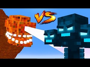 WITHERZILLA vs LAVA WITHER STORM in Minecraft! Boss Battle!