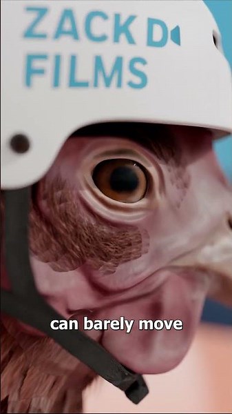 Why A Chicken's Head Is So Stable 🤔