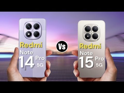 Redmi Note 14 Pro 5G Vs Redmi Note 15 Pro 5G|| مالجديد🤔