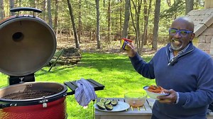 Al Roker makes barbecued shrimp and grilled avocado